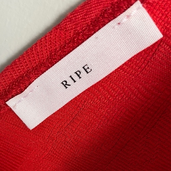 RIPE Women's Red Sleeveless Mini Dress Size Large - Picture 2 of 12